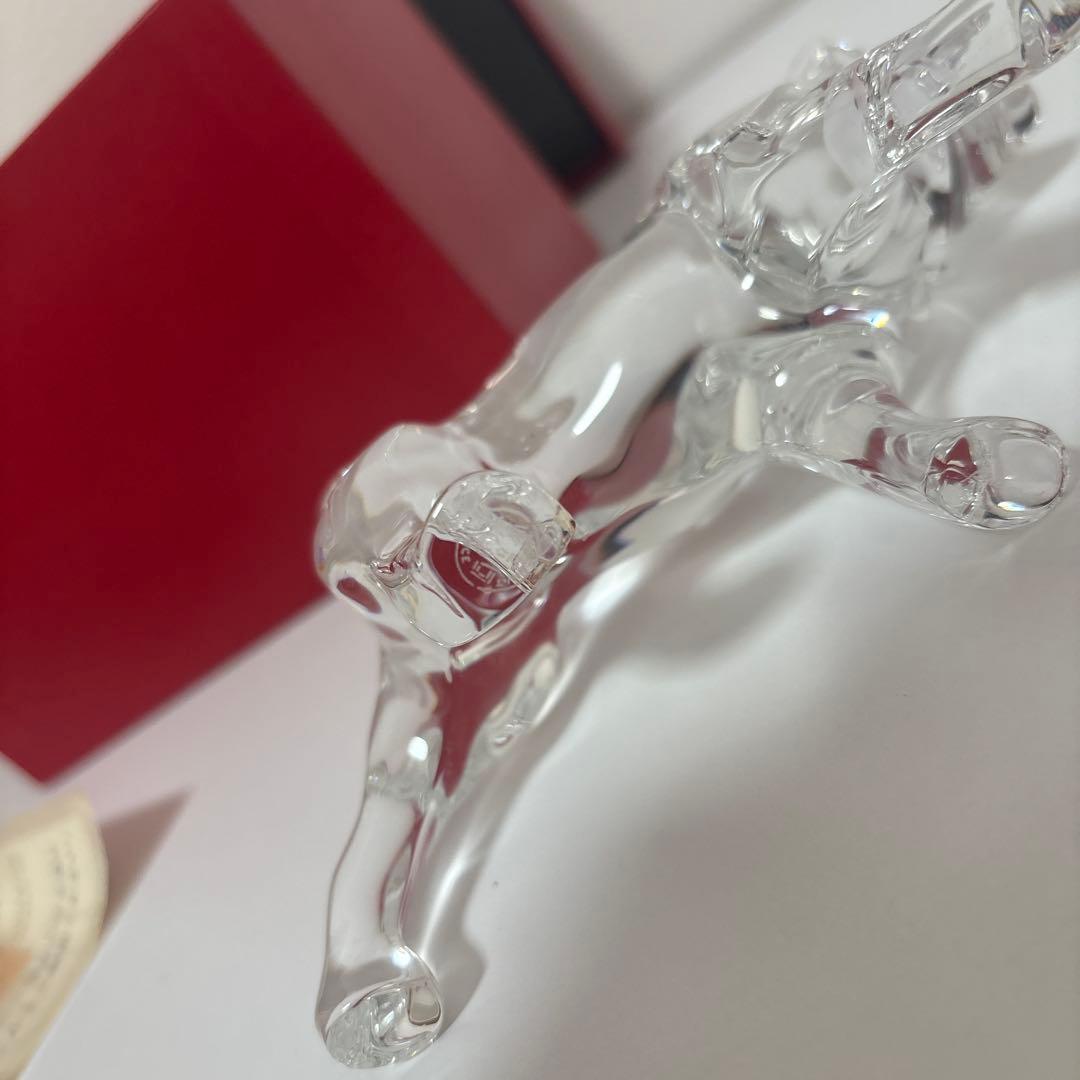 Baccarat クリスタルガラス 犬　秋田犬　置物 干支シリーズ
