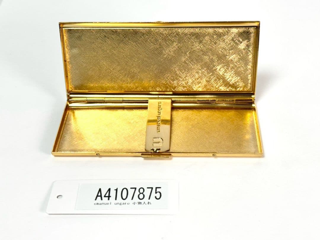 希少品Emanuel Ungaro タバコケース ゴールド 定価32250円