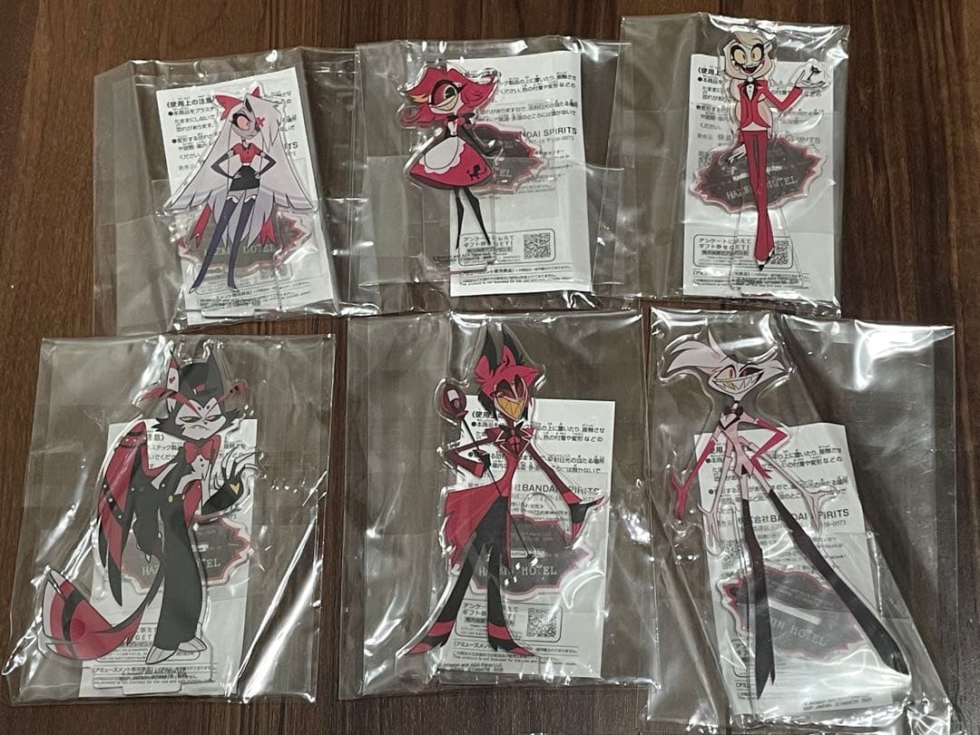 ハズビン・ホテルへようこそ スタンド付きアクリルプレート 全18種 フルコンプ