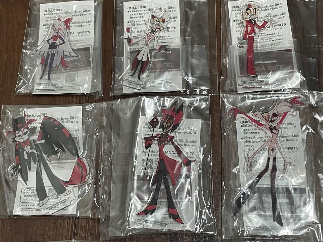 ハズビン・ホテルへようこそ スタンド付きアクリルプレート 全18種 フルコンプ