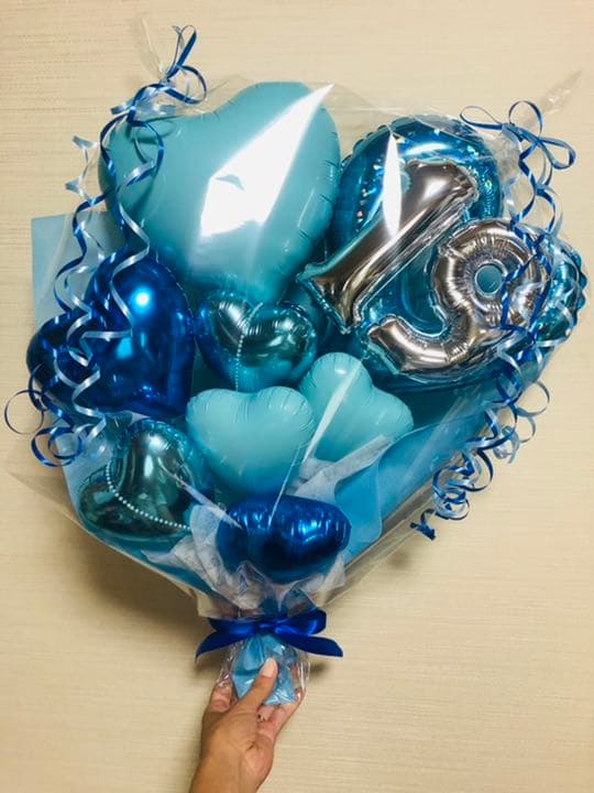 バルーンブーケ　推しバルーン　バルーンギフト　バルーンアレンジ  誕生日　推し