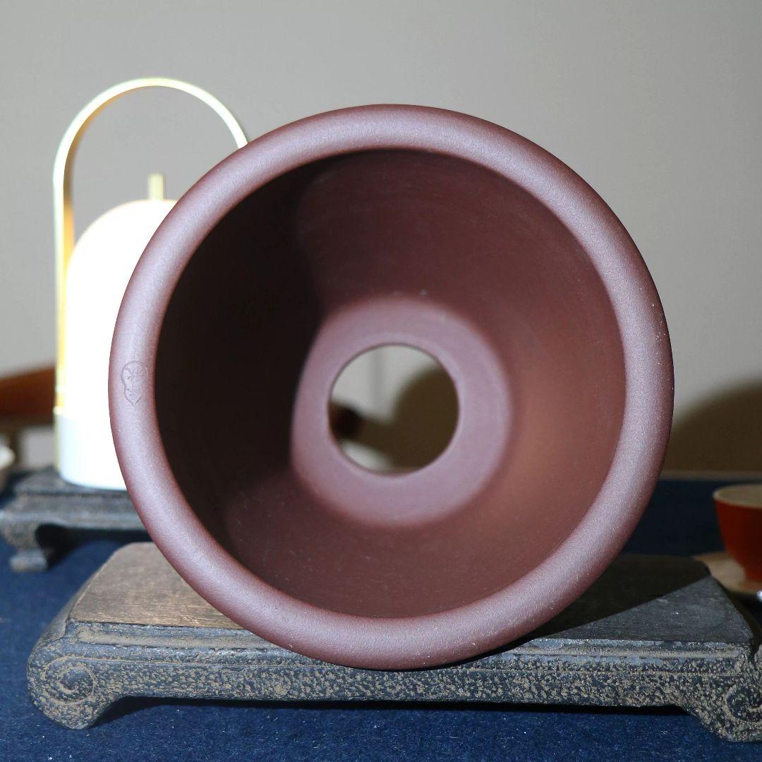 笠たらい 宜興紫砂盆栽鉢 植木鉢 多肉植物鉢 小品盆栽鉢 山野草鉢