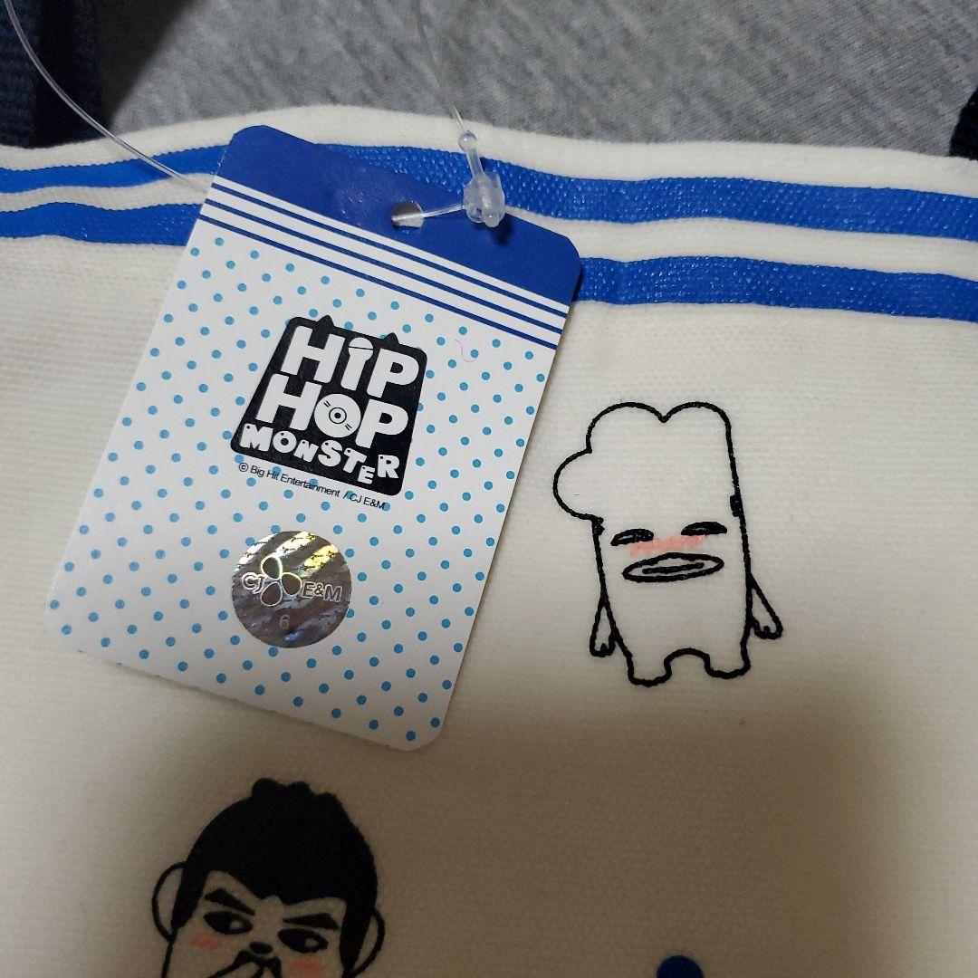 BTS　公式　激レア　初期グッズ　ヒプモン　ヒップホップモンスター　トートバッグ
