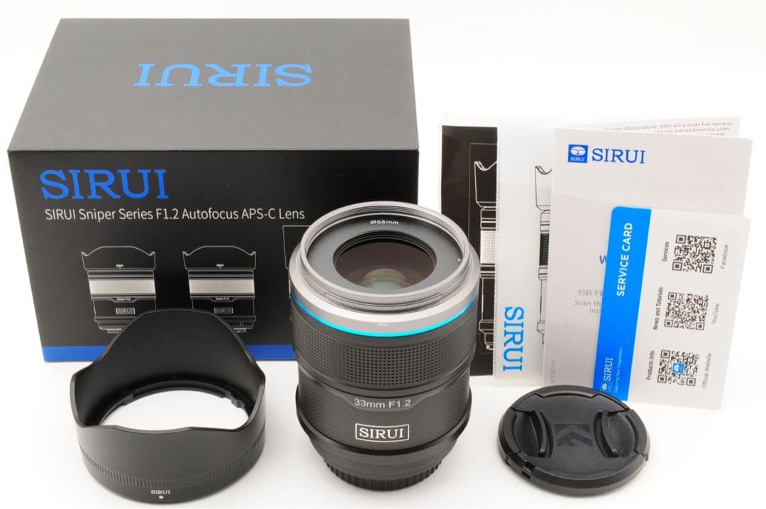 【美品】 SIRUI 33mm f1.2 APS-C AF SONY Eマウント