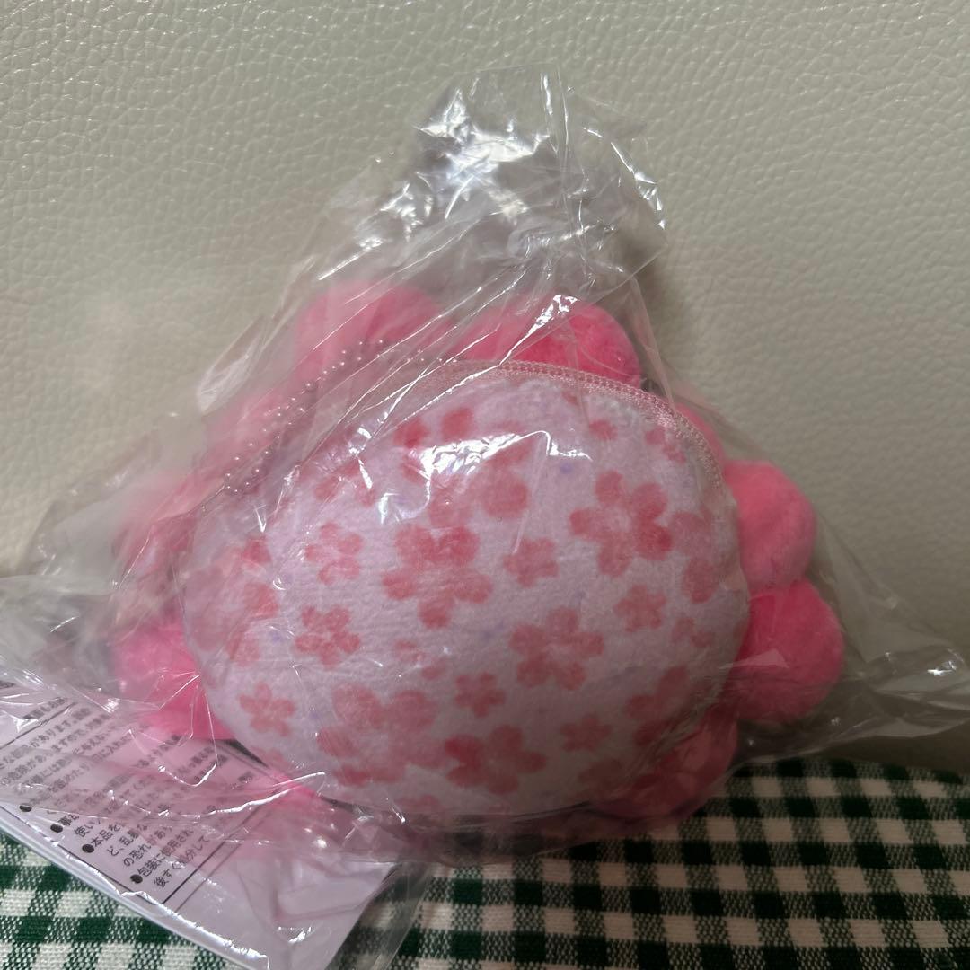 新品★ミャクミャク 桜 ポーチ ピンク　小銭入れ キーホルダーサクラ大阪万博限定