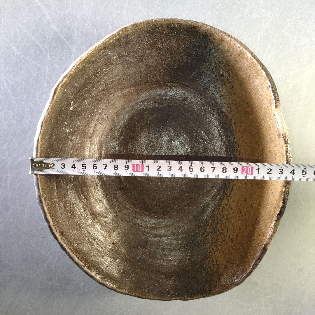 A1256-2/丹波焼/石田陶春 造/丹波やき〆菓子鉢/飾鉢/盛鉢/懐石道具/