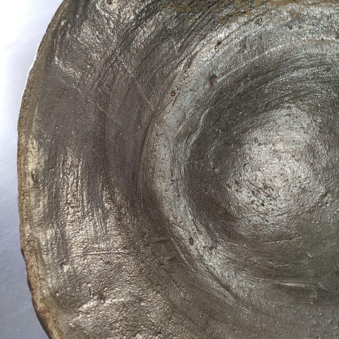 A1256-2/丹波焼/石田陶春 造/丹波やき〆菓子鉢/飾鉢/盛鉢/懐石道具/