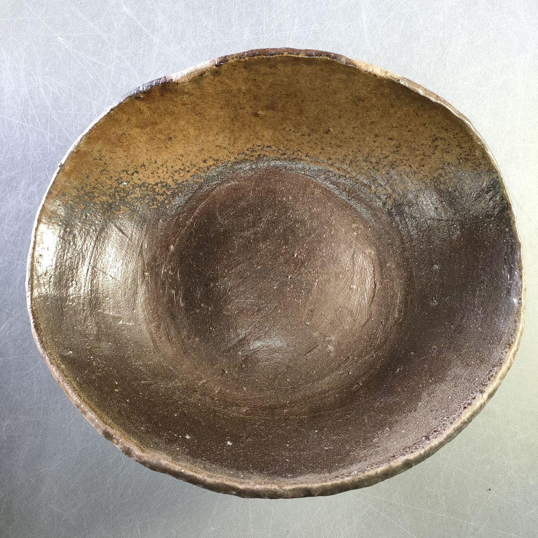 A1256-2/丹波焼/石田陶春 造/丹波やき〆菓子鉢/飾鉢/盛鉢/懐石道具/