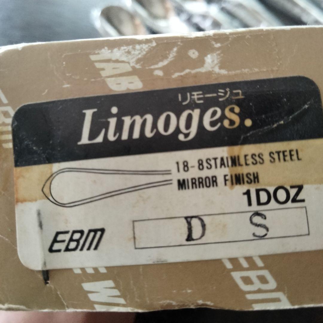 イケダ　カレー皿10枚　EBMリモージュ　スプーン12本セットステンレス18-8