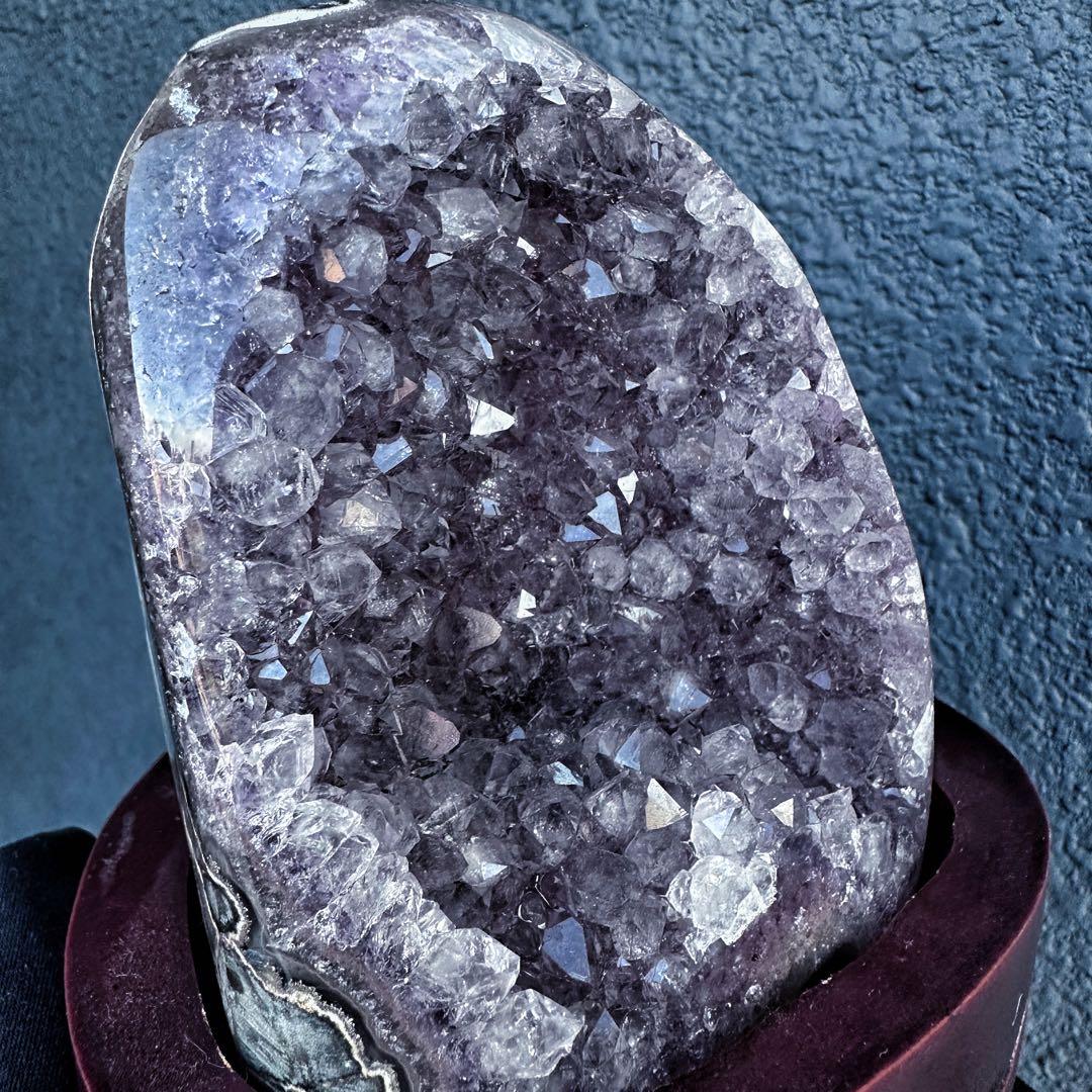 アメジストミニドーム&レインボーヒマラヤ水晶アイリスクォーツ浄化セットA1147