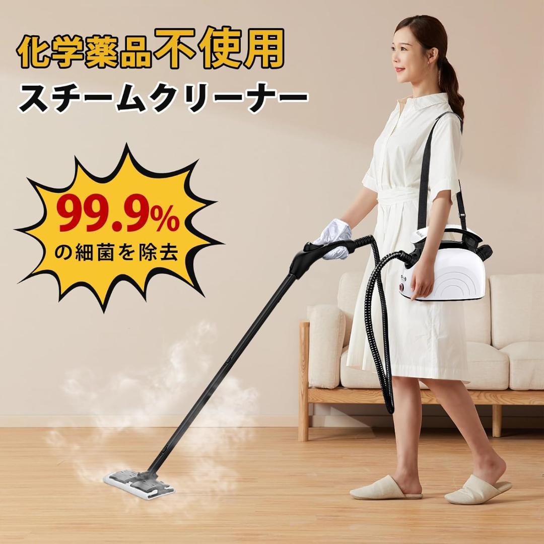 新品未使用 スチームクリーナー 120℃高温蒸気で徹底クリーニング