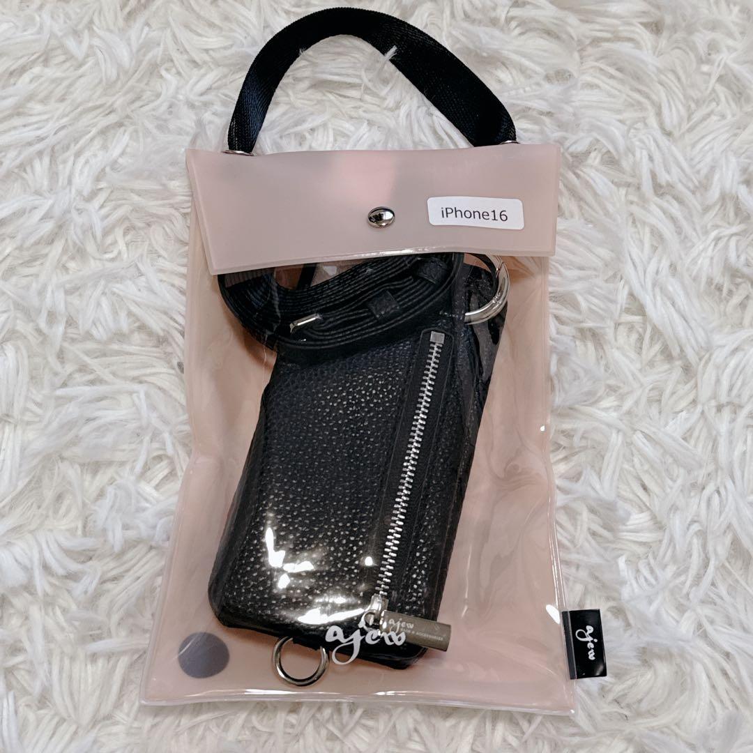 新品　ajew iPhone 16用ケース　黒