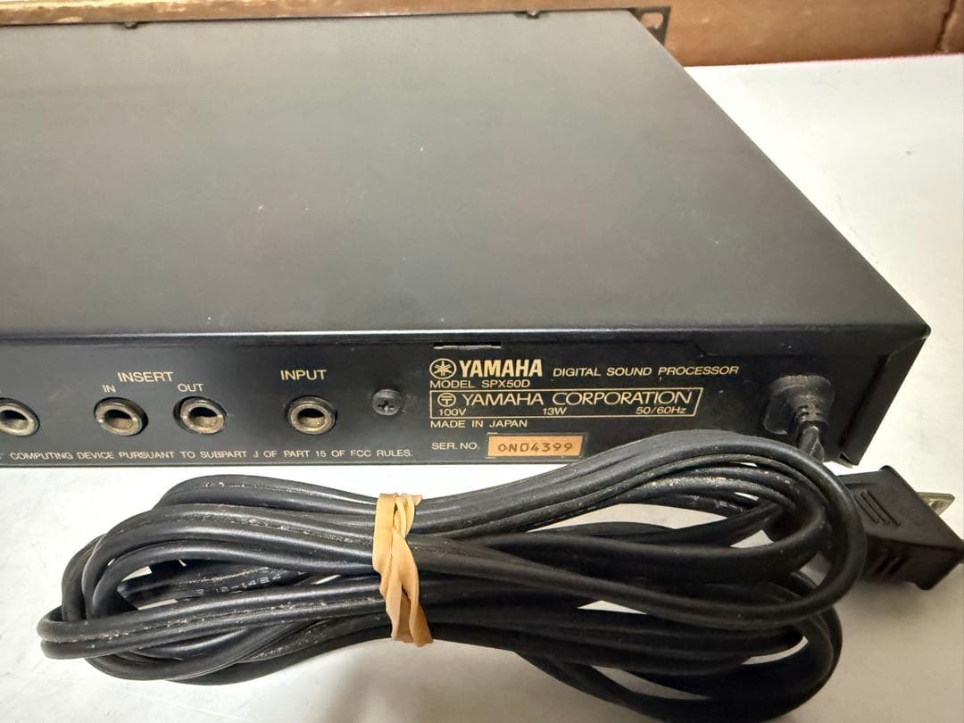 YAMAHA SPX50D デジタルサウンドプロセッサー