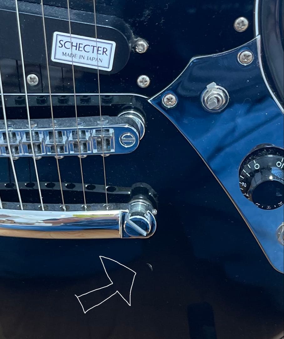 GW中値下げ　Schecter 7弦　lynch エレキギター