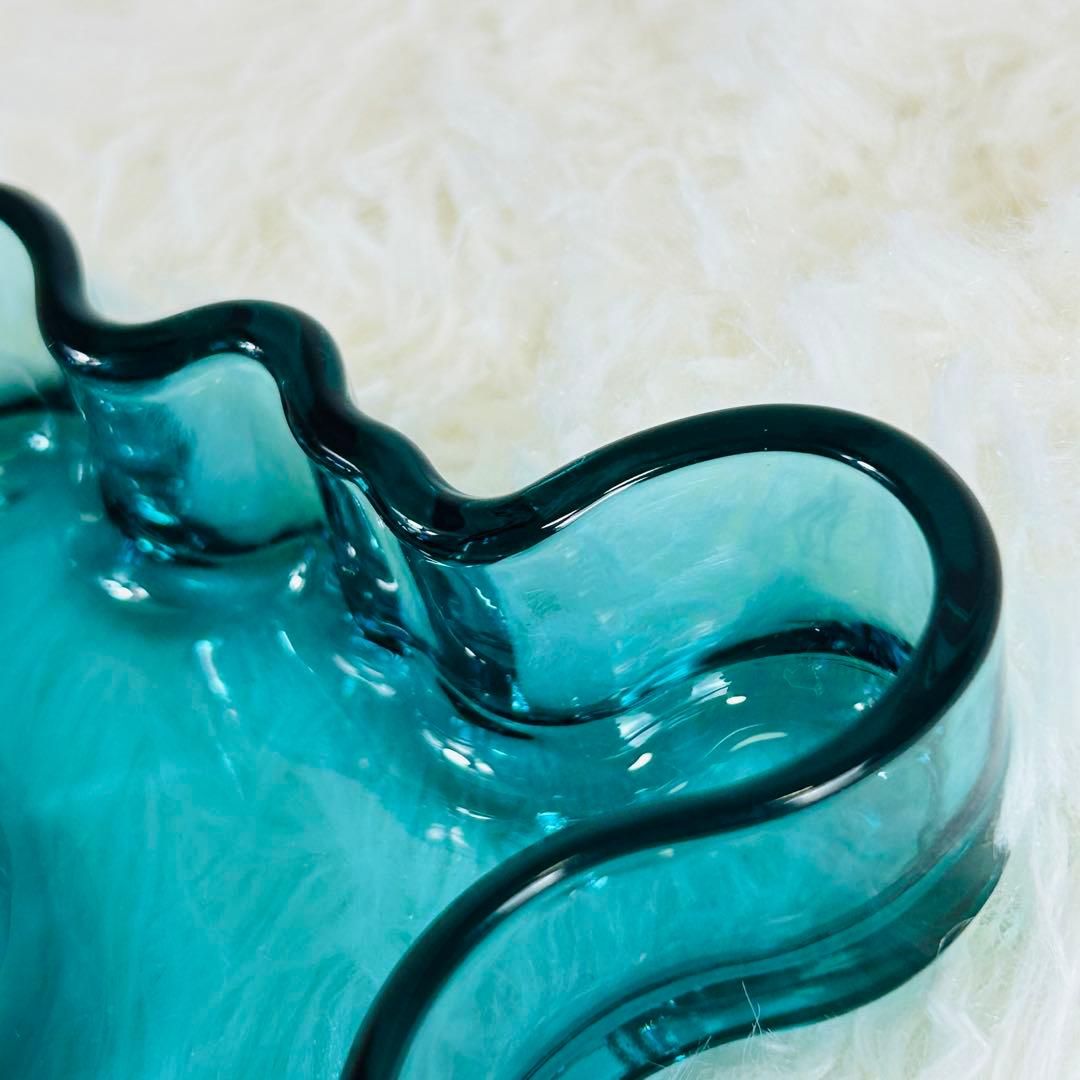 【希少美品】イッタラ　アアルト　98mm 限定カラー　レア　ペトロールブルー