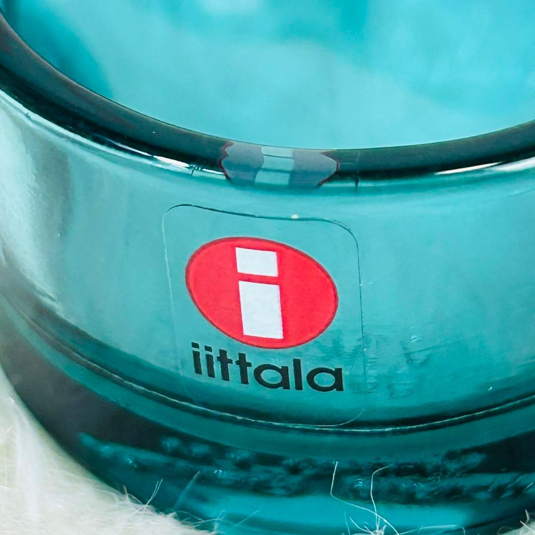 【希少美品】イッタラ　アアルト　98mm 限定カラー　レア　ペトロールブルー