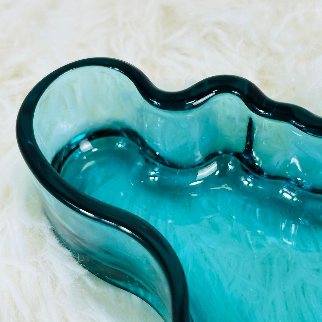 【希少美品】イッタラ　アアルト　98mm 限定カラー　レア　ペトロールブルー