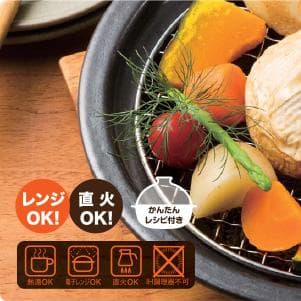 新品 ADERIA 津軽びいどろ×萬古焼土鍋スモーク料理対応グラスドームクッカー