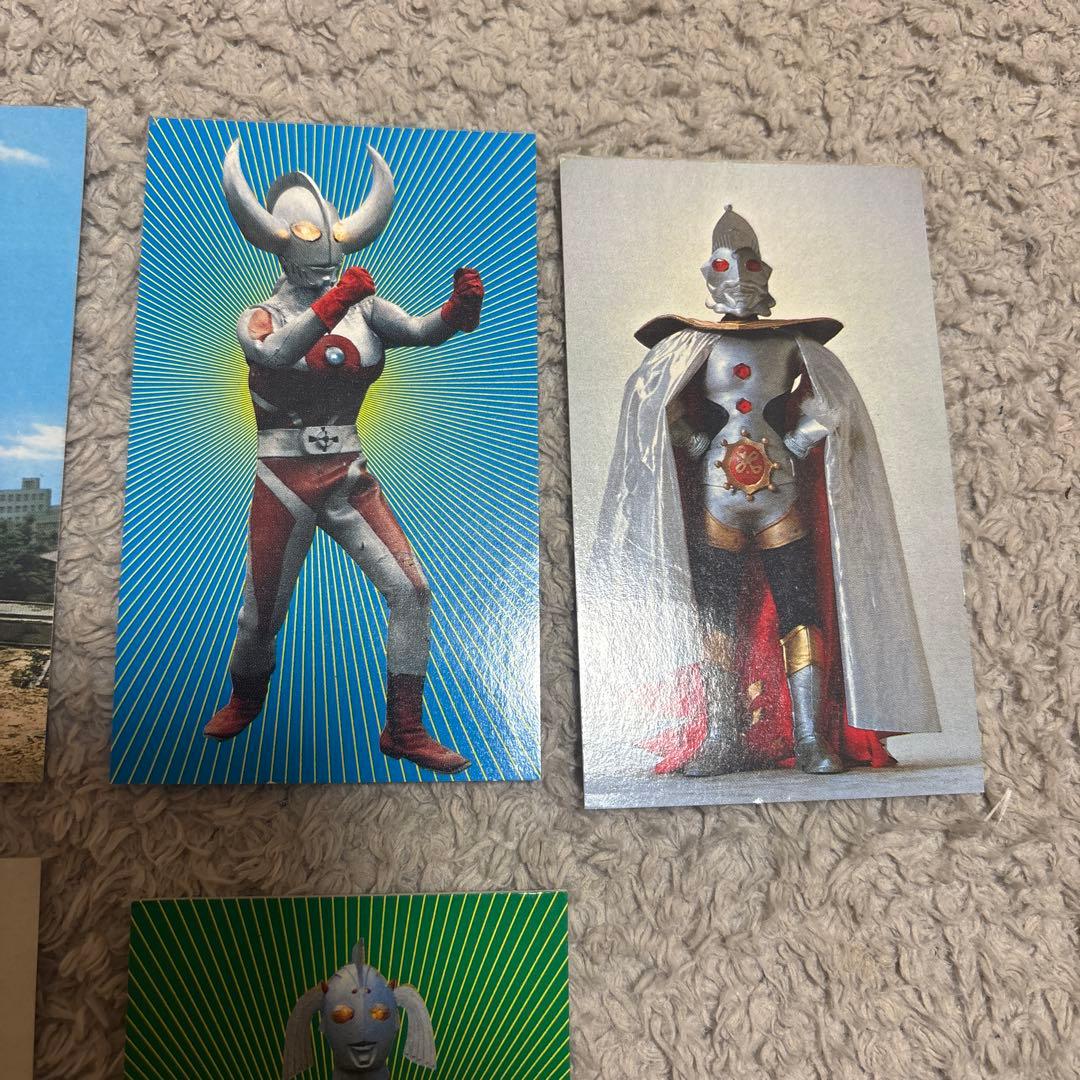 ウルトラマン タロウ レオ キング エース　 ウルトラの父 母 カード 当時物