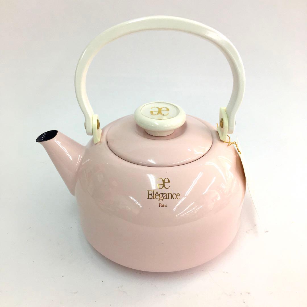 新品　エレガンス　ピンク　桜色　ホーロー鍋3点セット