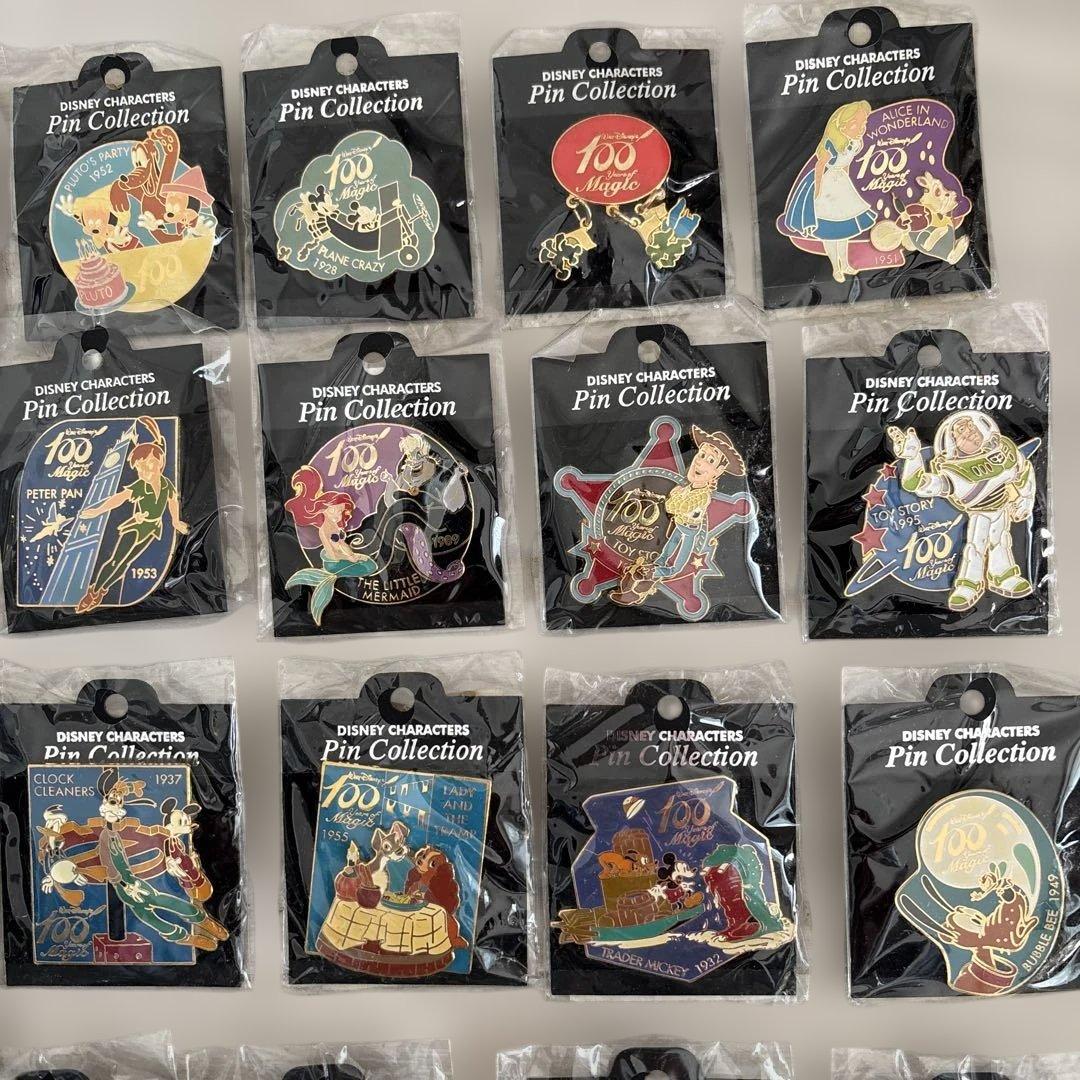 Disney 100周年記念 ピンコレクション ３４個