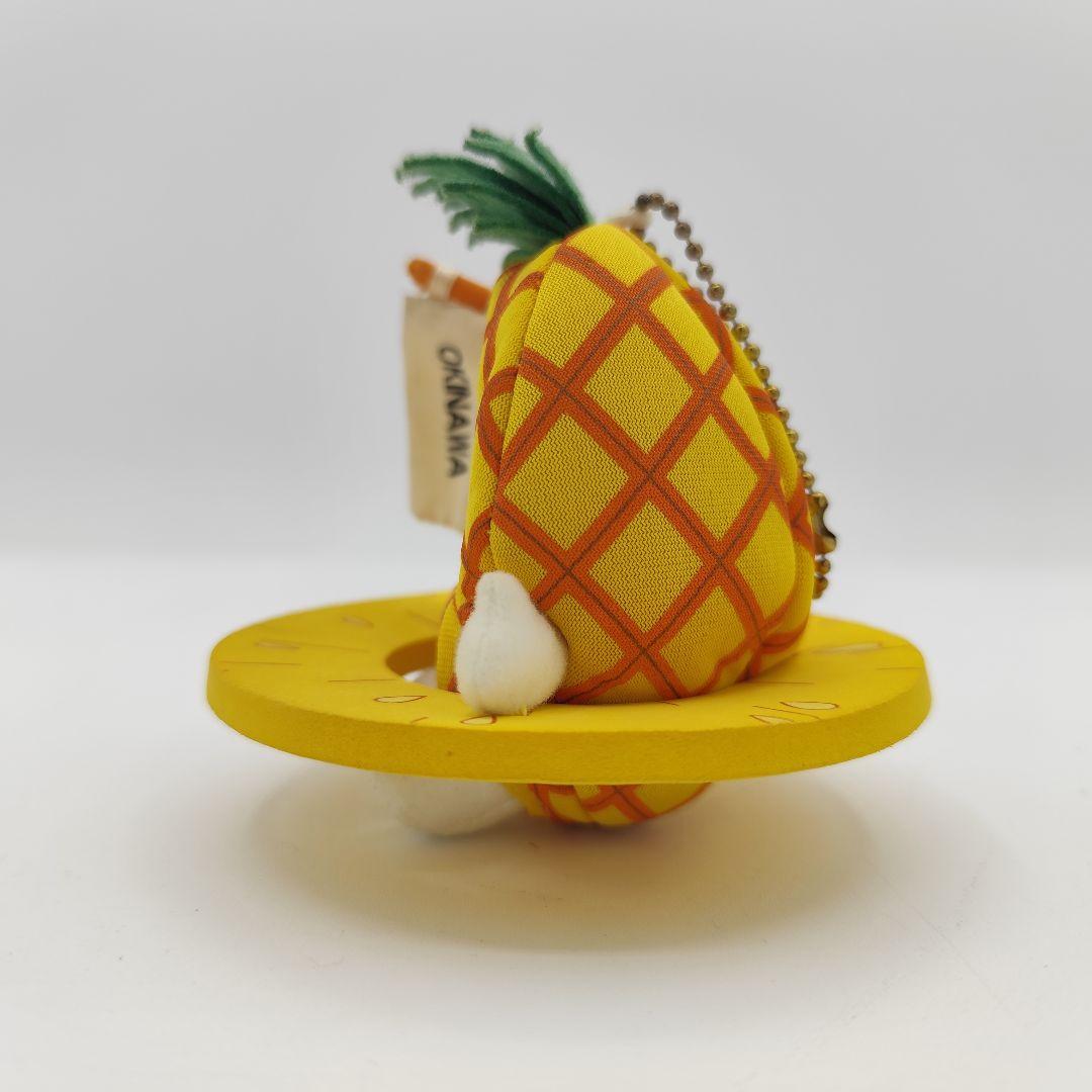 沖縄　ハローキティ ぬいぐるみ キーホルダー　ご当地キティ　レア　パイナップル