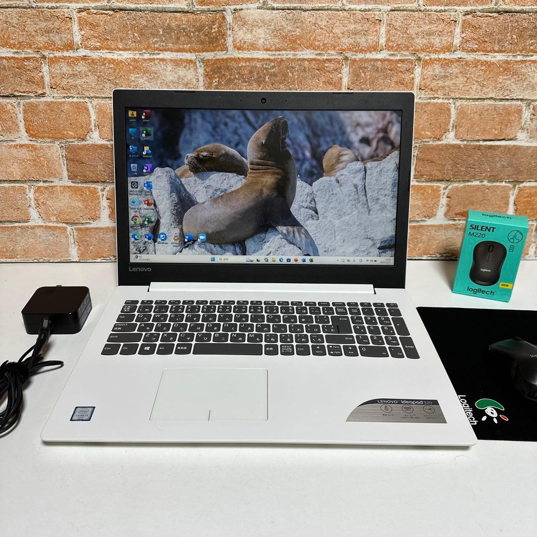 レノボ　IdeapadノートPC Webカメラ高速起動SSDWin11オフィス付