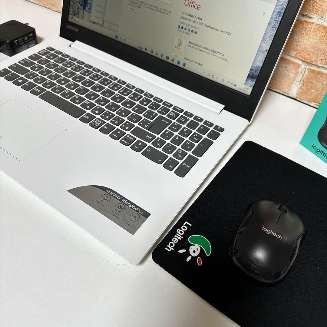 レノボ　IdeapadノートPC Webカメラ高速起動SSDWin11オフィス付