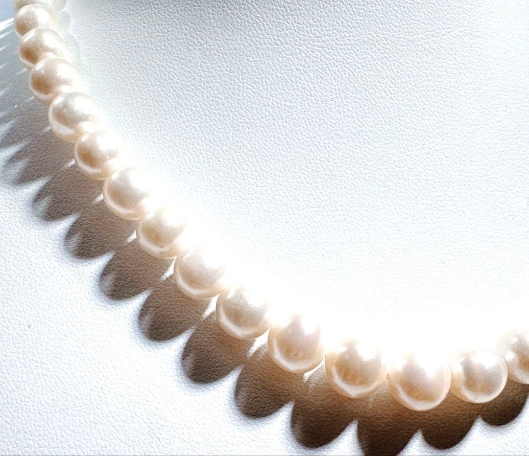 淡水パールネックレス　湖水パールネックレスNO25-2280