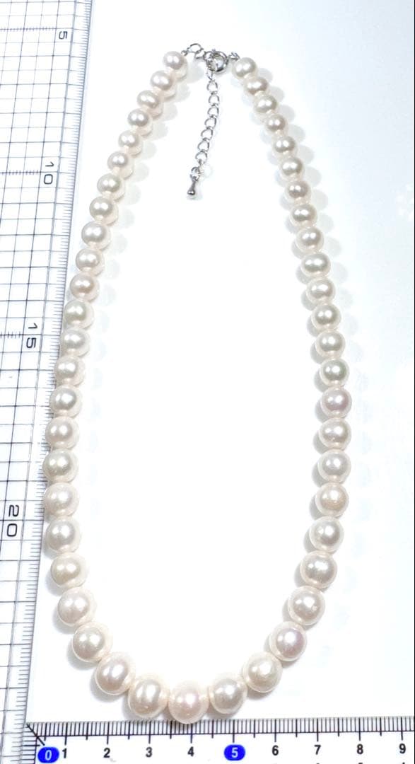 淡水パールネックレス　湖水パールネックレスNO25-2280