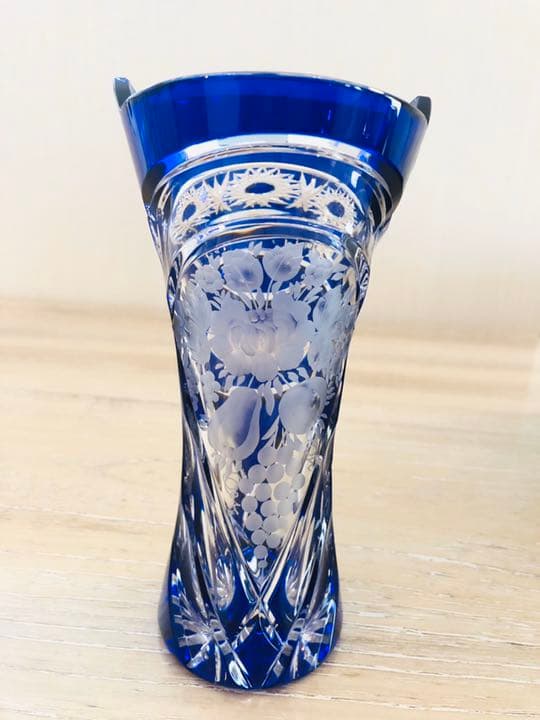 新品 エルベクリスタル 花瓶