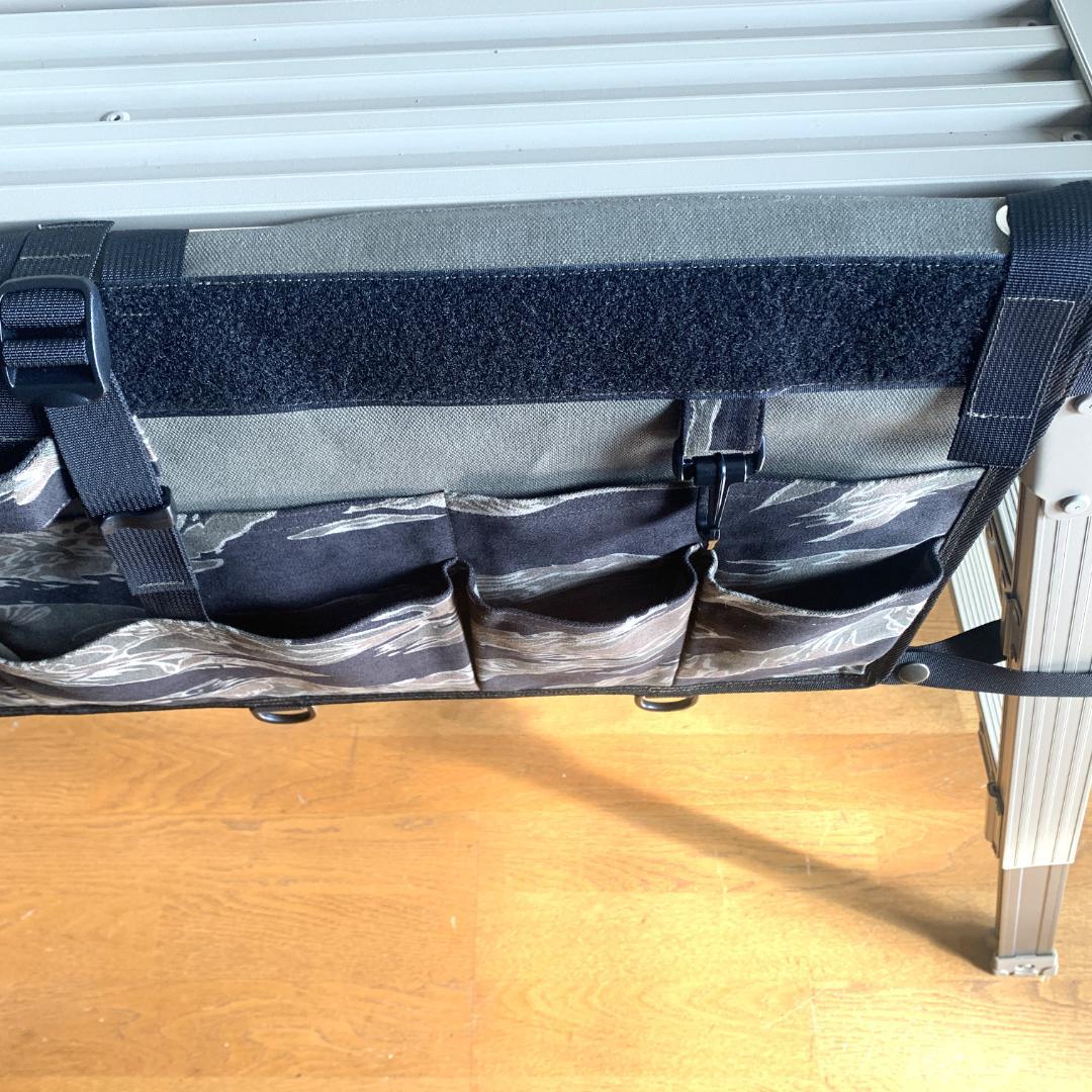 長谷川工業　足場台　カスタム　オーガナイザー　ウォールポケット　帆布