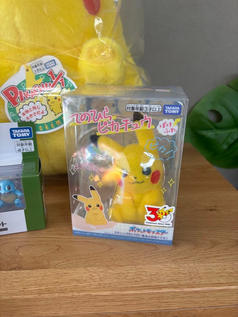 ポケモン30周年記念 おかえり！ピカチュウ 1/1 てのひらピカチュウ モンコレ