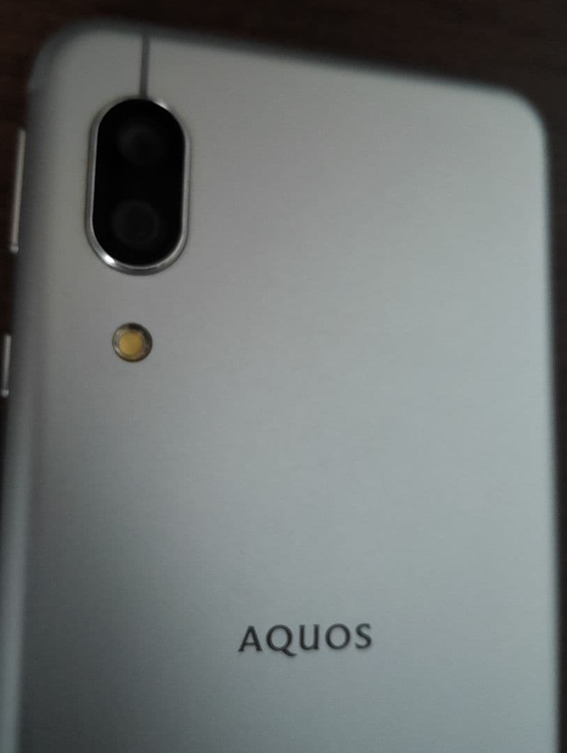 SH-M12 AQUOS sense 3 シルバー＆tpuクリアカバー