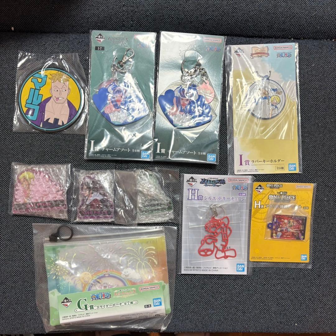 ワンピース　一番くじ　下位賞まとめ　グッズまとめ　まとめ売り　129点