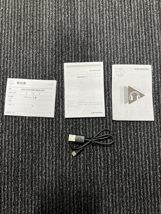 ヘッドホンaudio−technica ATH-WS330BT 付属品付き