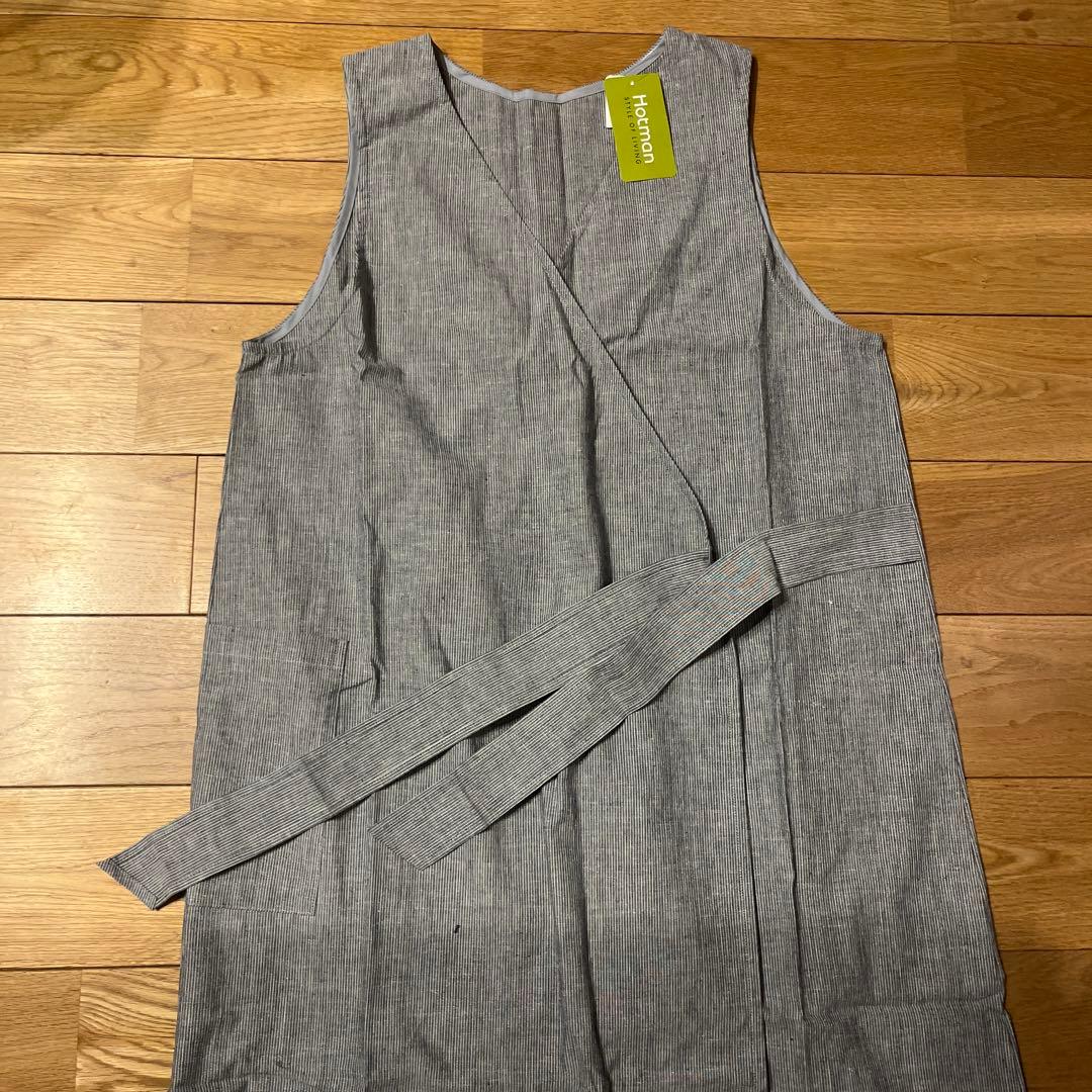【新品】Hotman グレー エプロン