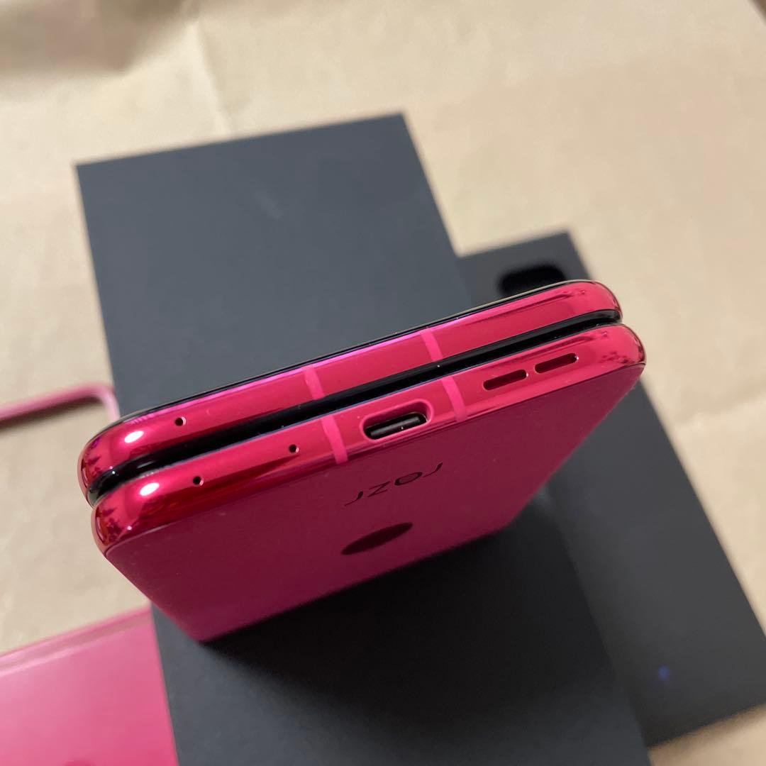 【美品】motorola razr 50 ultra 512GB ホットピンク