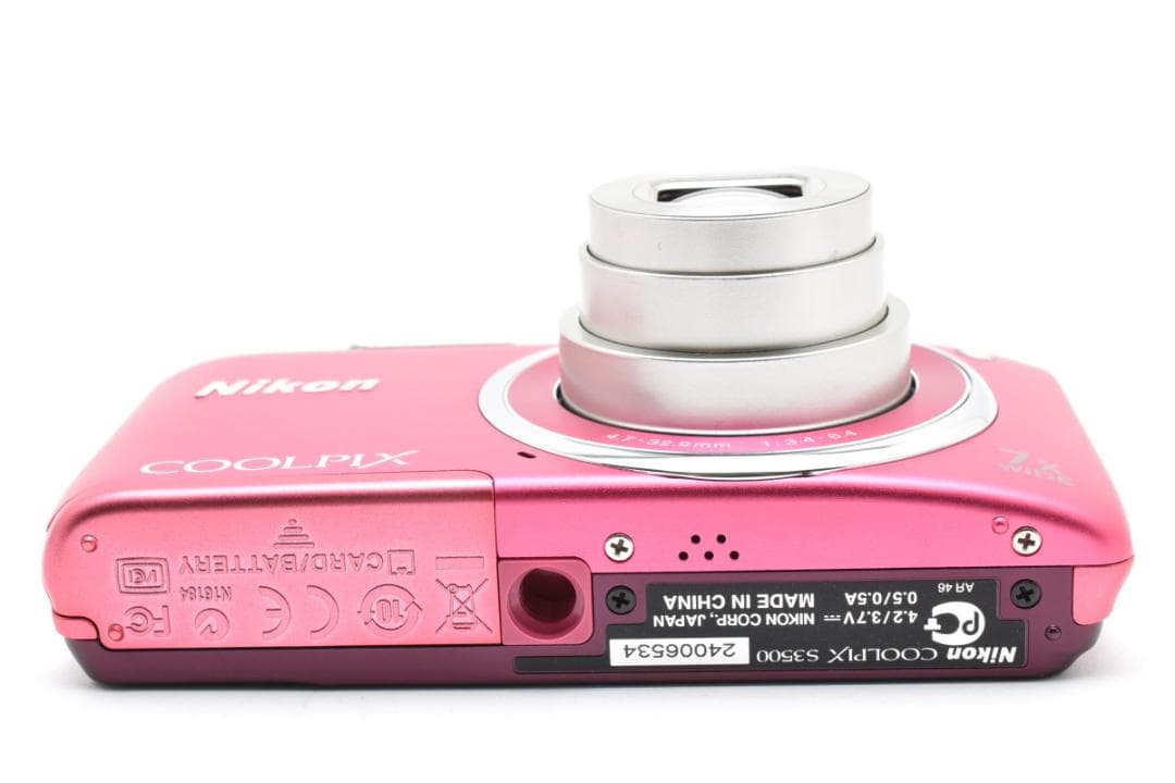 ■ 美品 ■ ニコン　Nikon COOLPIX S3500 ストロベリーピンク