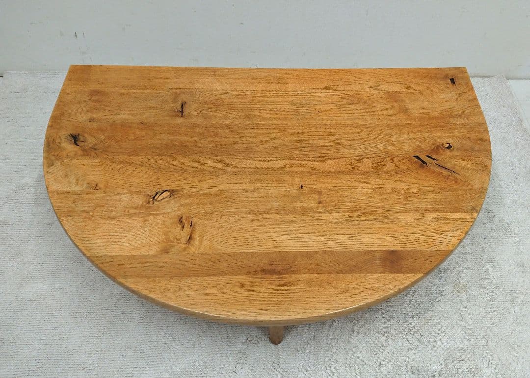 飛彈産業 キツツキ 森のことば 半円形 リビングテーブル 19万円