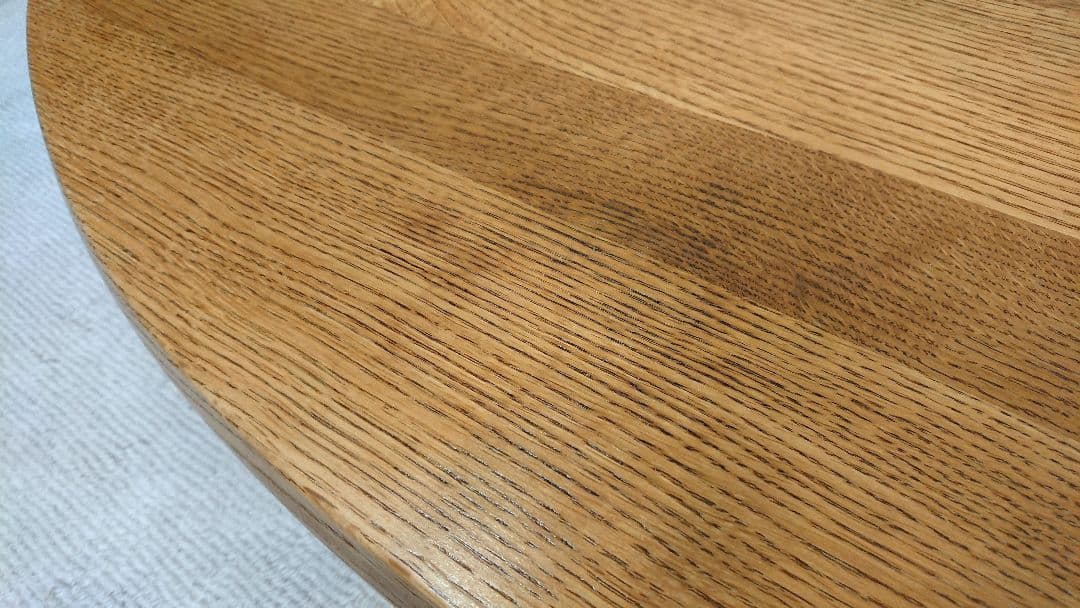 飛彈産業 キツツキ 森のことば 半円形 リビングテーブル 19万円