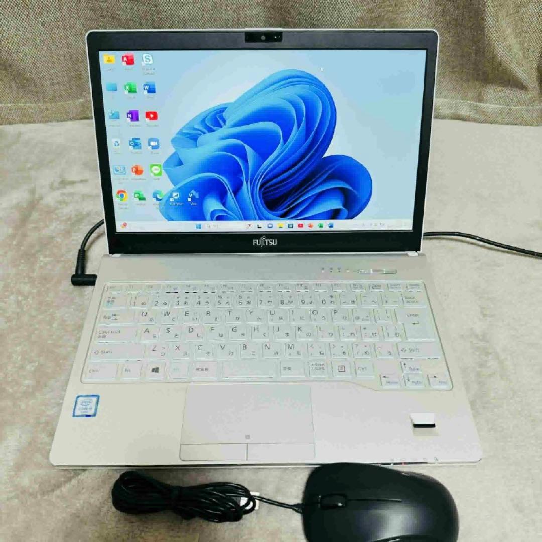S271 富士通ノートパソコン i5高速コンパクトWindows11オフィス付き