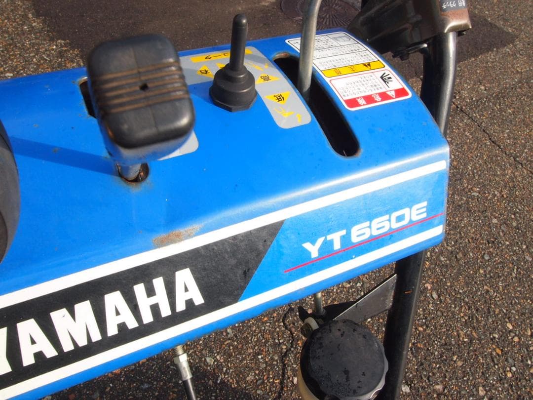 除雪機YAMAHA　YT660Eバッテリー新品　実動富山、石川、金沢