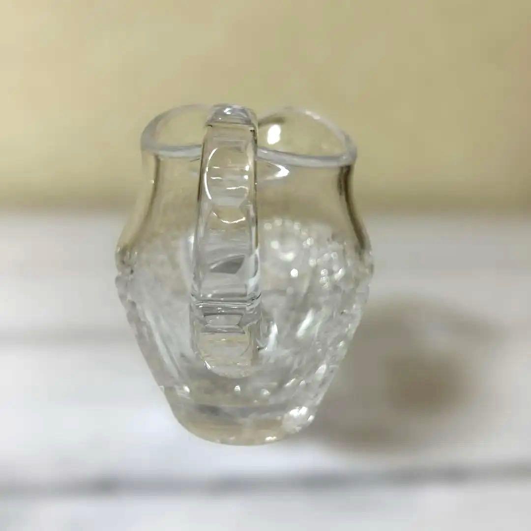 ボヘミアクリスタル　シュガーポット　クリーマー　楊枝入れ ペン立て