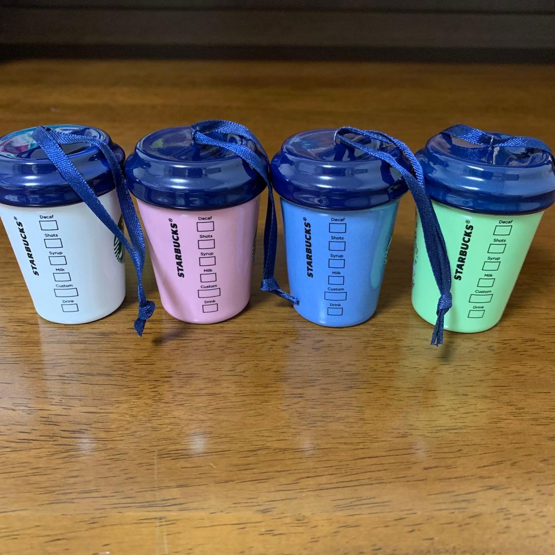 WDW ウォルトディズニーワールド　スターバックス　コラボ　オーナメント　4種