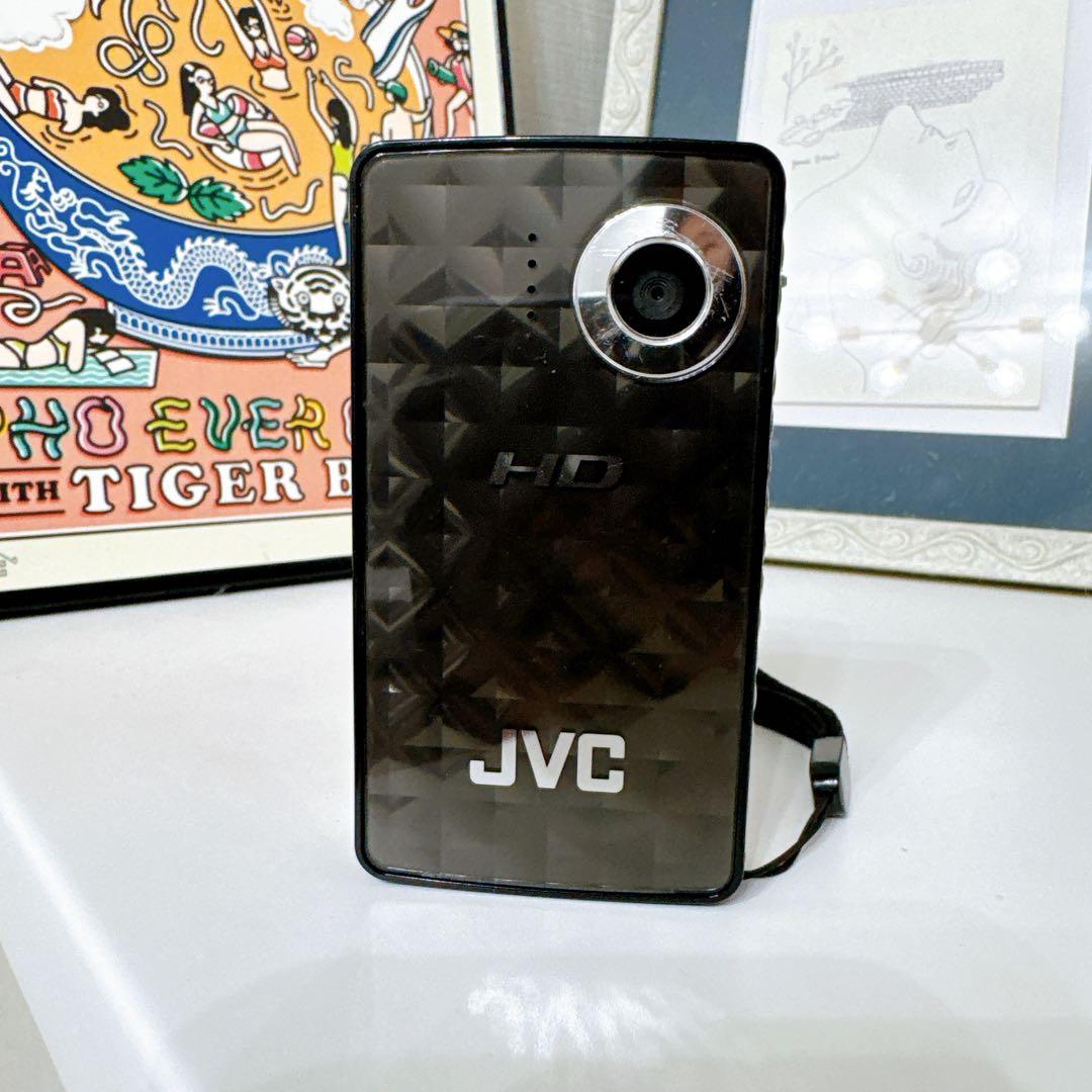 【レア機種】ビクターJVC GC-FM1　ブラックHDメモリーカメラ