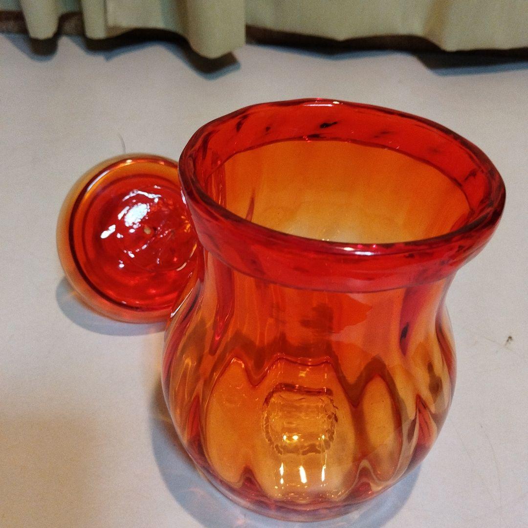 手作りガラス　ガラス容器
