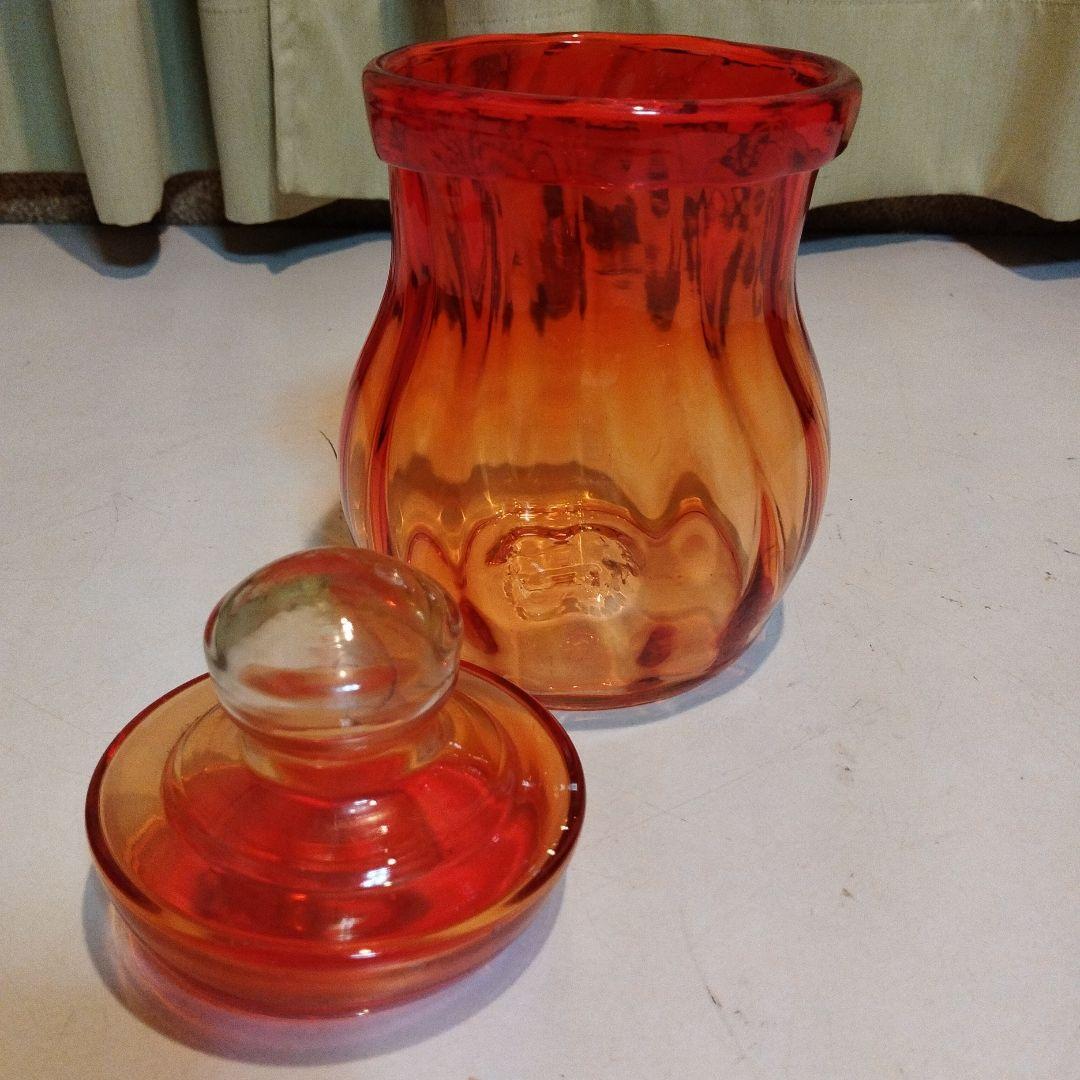 手作りガラス　ガラス容器
