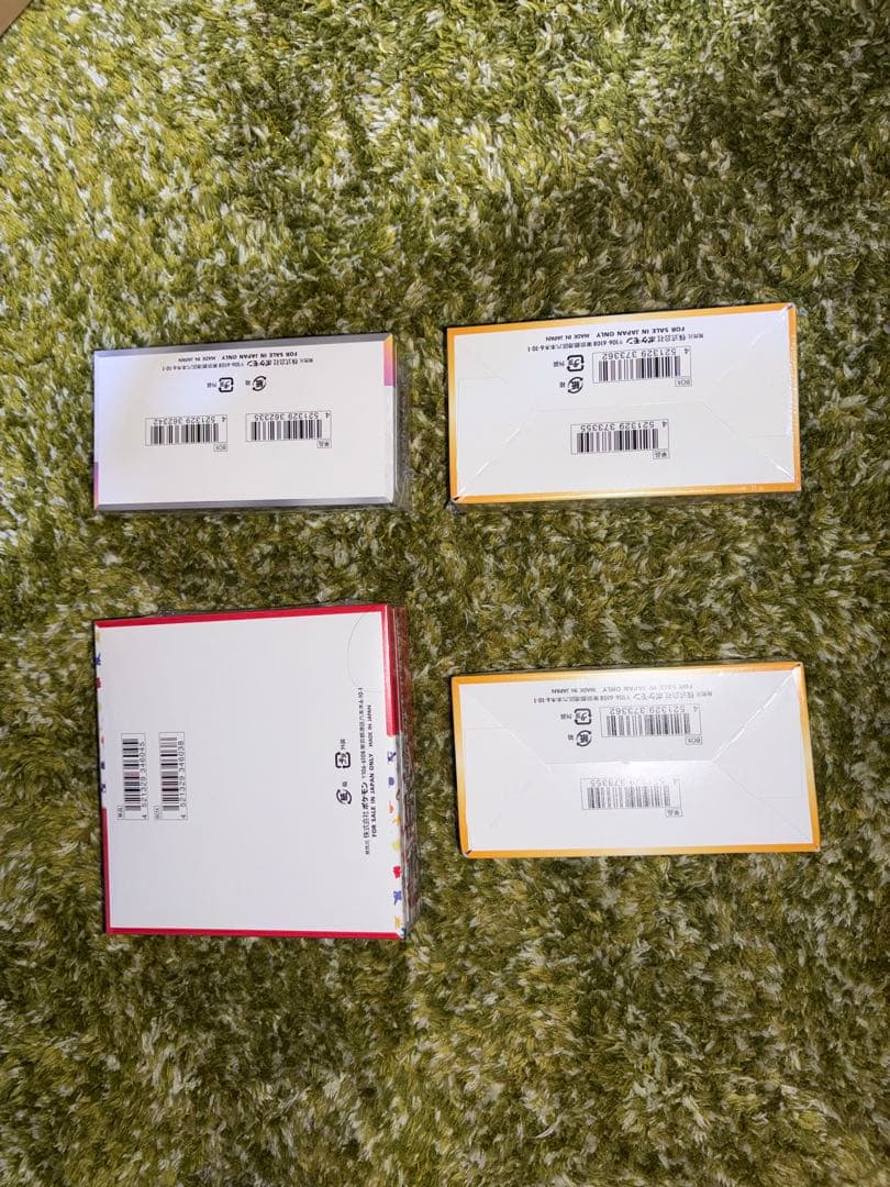 ポケモンカード　シュリンク付き　4BOXまとめ売り