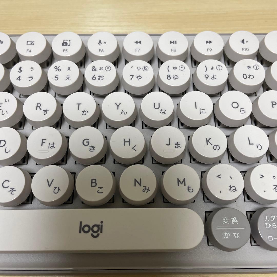 Logicool POP KEYS K730GY キーボード グレージュ 日本語
